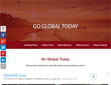 Tablet Screenshot of goglobaltoday.com